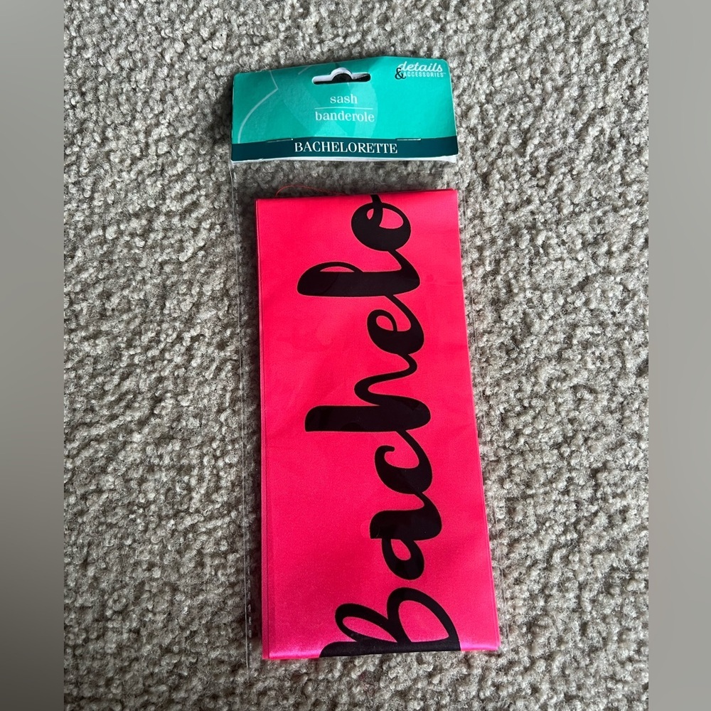 Amazon Hot Pink Bachelorette Sash
